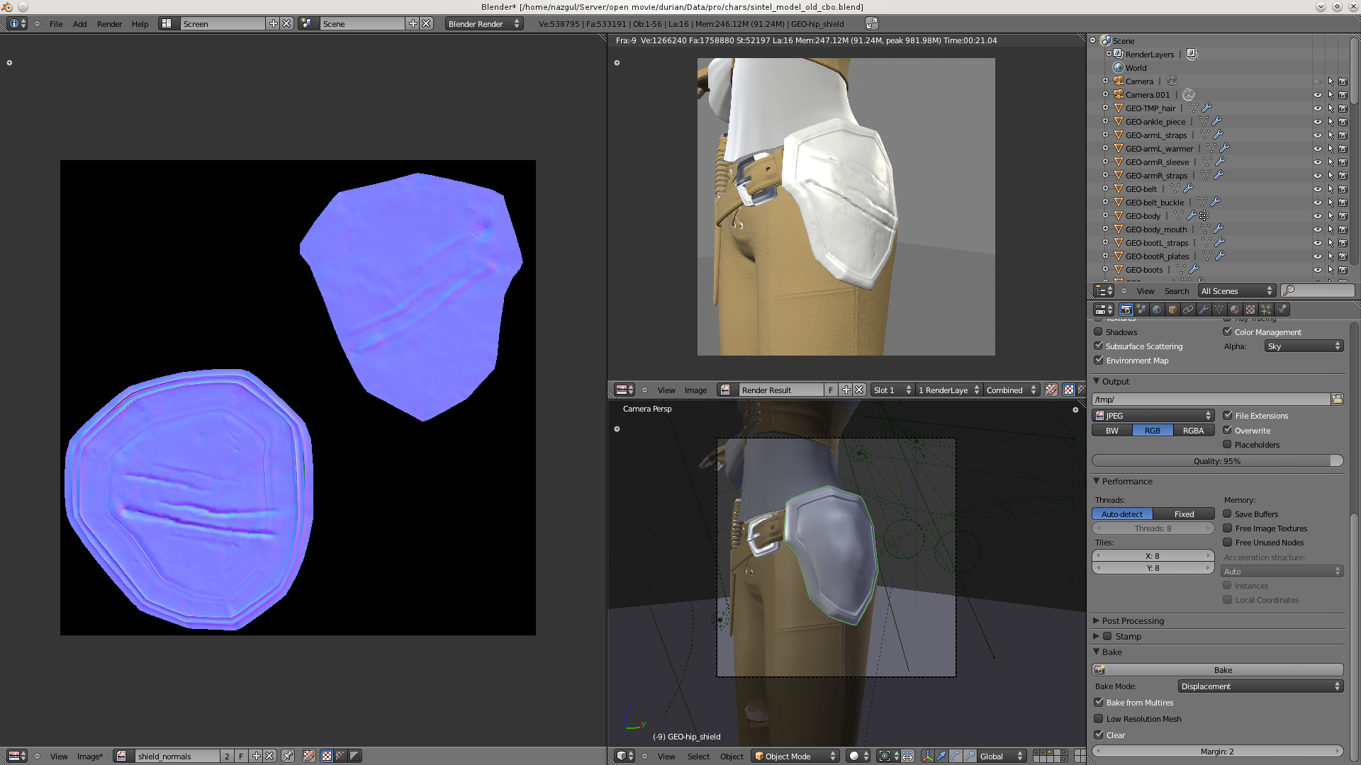 Baking From Multires Data Blender Developers Blog