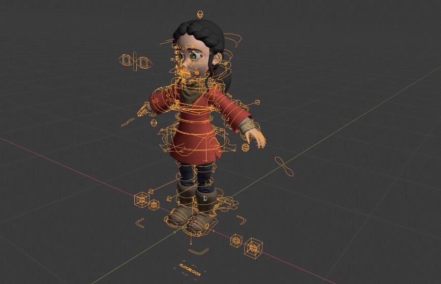 first blender project: cartoon person - Works in Progress