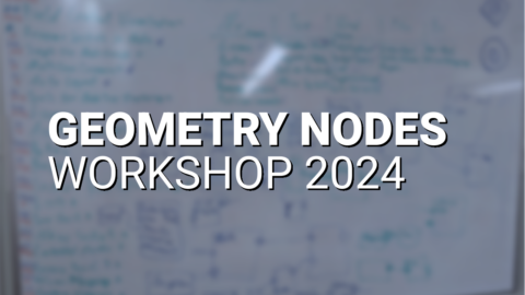Geometry Nodes Workshop: May 2024