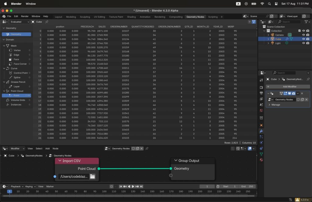 Geometry Nodes: File Import Nodes